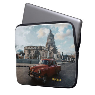 Havanna Kuba Vintage-Klassiker Laptopschutzhülle