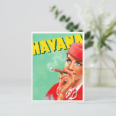 Havanna Kuba Vintage Reise Postkarte (Stehend Vorderseite)