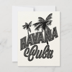 Havanna Kuba Vintage Schriftkunst.
