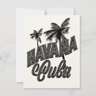 Havanna Kuba Vintage Schriftkunst.