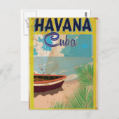 Havanna, Kuba Vintages Urlaubspenster Postkarte (Vorne/Hinten)