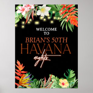 Havanna Nächte, Havanna Nächte Party, Tropisch Poster