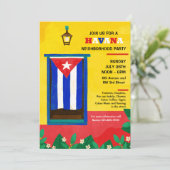 Havanna Neighbhood Party Einladung (Stehend Vorderseite)