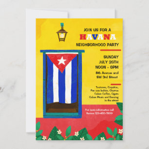 Havanna Neighbhood Party Einladung