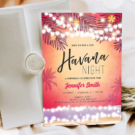 Havanna Nights Night Night Night Night The Havana  Einladung