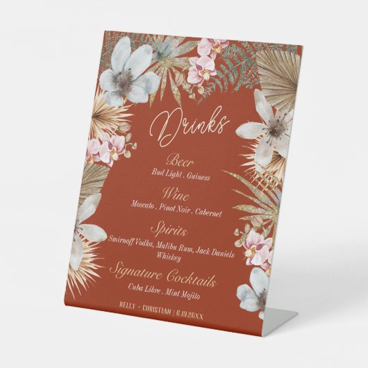 Havanna Nights Tropical Cuban Drinks Bar Sockelschild (Vorderseite)