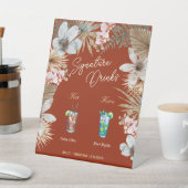 Havanna Nights Tropical Cuban Signature Drinks Sockelschild (In SItu)