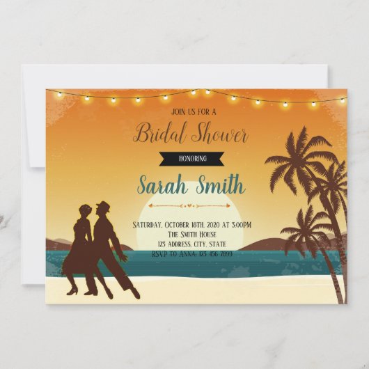 Havanna-Party Einladung (Vorderseite)