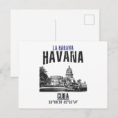 Havanna Postkarte (Vorne/Hinten)