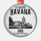 Havanna Silbernes Ornament (Vorne)