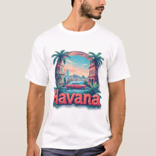Havanna Vintage Retro Reise T-Shirt