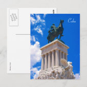 Havanstatue Postkarte (Vorne/Hinten)