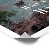 Havasu Falls Arizona Travel Poster (Ecke)