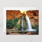 Havasu Falls, Arizone Postkarte (Vorne/Hinten)