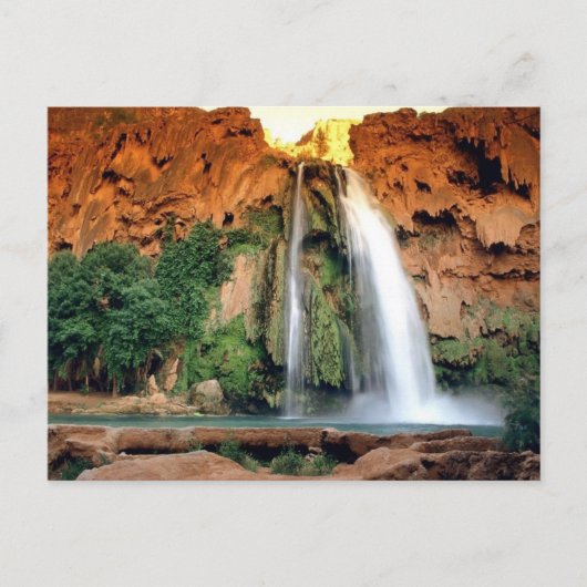 Havasu Falls, Arizone Postkarte (Vorderseite)
