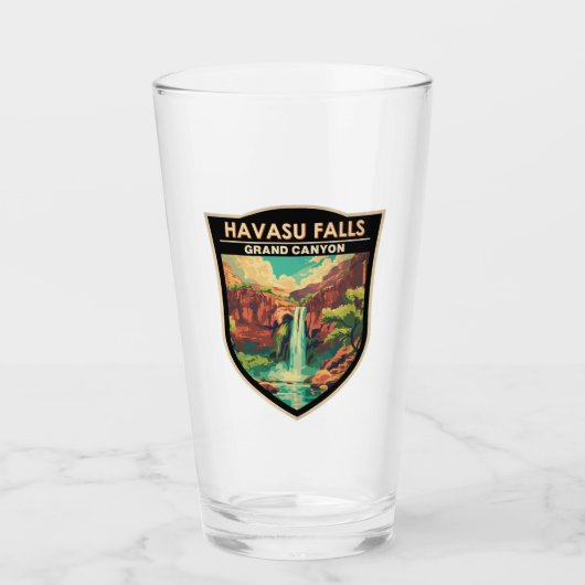Havasu Falls Grand Canyon Kunst, Dichtung und Musi Glas (Vorderseite)