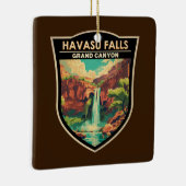 Havasu Falls Grand Canyon Kunst, Dichtung und Musi Keramikornament (Rechts)