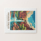 Havasu Falls Grand Canyon Kunst, Dichtung und Musi Puzzle (Horizontal)