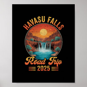 Havasu Falls Roadtrip 2025 Sommerferien Familie Poster