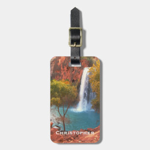 Havasu Falls Waterfall Arizona Southwest Name Bag Gepäckanhänger