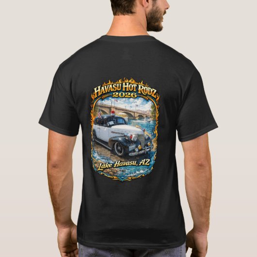 Havasu Hot Rodz 2026 T-Shirt (Rückseite)