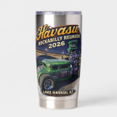 Havasu Rockabilly Reunion 2026 tumbler Thermobecher (Rückseite)