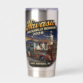 Havasu Rockabilly Reunion 2026 tumbler Thermobecher (Vorderseite)