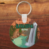 Havasupai Indian Reservation Arizona Mooney Falls Schlüsselanhänger (Vorderseite)