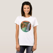 Havasupai Indian Reservation Arizona Mooney Falls T-Shirt (Vorne ganz)