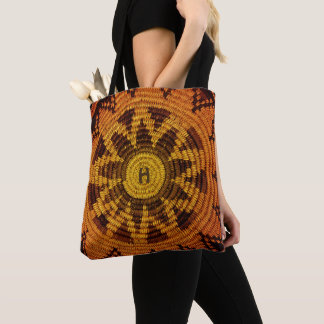 Havasupai Indianerkorb mit Monogramm Tasche