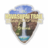 Havasupai Trail (Pfeilspitzen) Aufkleber (Vorderseite)