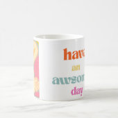 have a awsome day taza de conejo feliz kaffeetasse (Mittel)