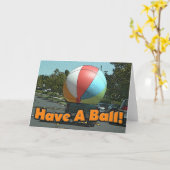 Have A Ball! Karte (Gelbe Blume)