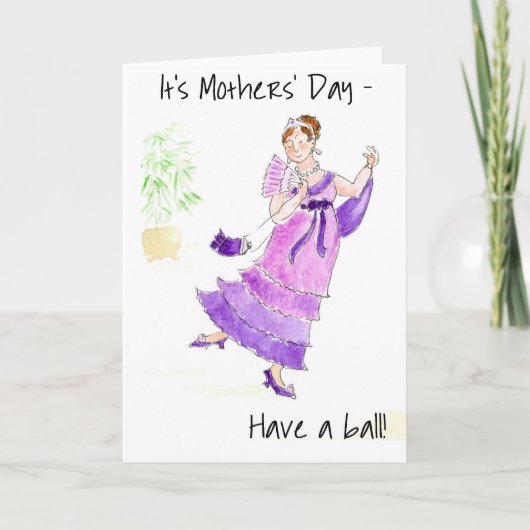 'Have a Ball' Mother's Day Greeting Card Karte (Vorderseite)