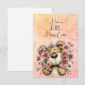 Have a BEARY Happy Easter Mitteilungskarte (Vorne/Hinten)