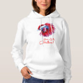 Have a Betta Christmas Funny Santa Fish Lover Pun  Hoodie (Vorderseite)