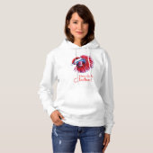 Have a Betta Christmas Funny Santa Fish Lover Pun  Hoodie (Vorne ganz)