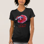 Have a Betta Christmas Funny Santa Fish Lover Pun  T-Shirt (Vorderseite)