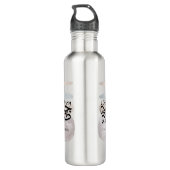 Have a Blessed Friday – Arabic Thuluth Calligraphy Edelstahlflasche (Rückseite)