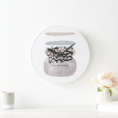 Have a Blessed Friday – Arabic Thuluth Calligraphy Große Wanduhr (Zuhause)