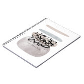 Have a Blessed Friday – Arabic Thuluth Calligraphy Notizblock (Linke Seite)