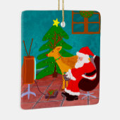 Have A Chill Christmas Keramikornament (Rechts)