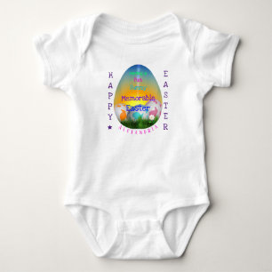 Have a Fun Sunny Memorable Easter Personalized Baby Strampler