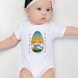 Have a Fun Sunny Memorable Easter Personalized  Baby Strampler