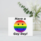 Have A Gay Day! Postkarte (Stehend Vorderseite)