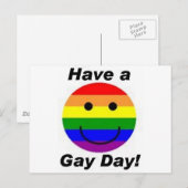 Have A Gay Day! Postkarte (Vorne/Hinten)