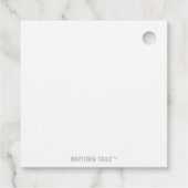 Have a Golden Christmas Customized Flat Card Geschenkanhänger (Rückseite)