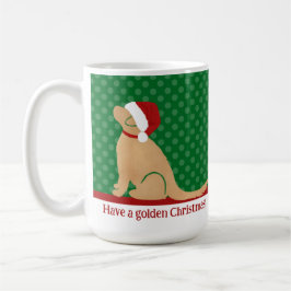 Have a Golden Christmas Green Mug Kaffeetasse