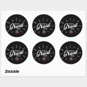 Have A Great Day Sticker (Black) (Blatt)