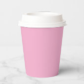 Have a Lovely Day Pink Rose Mug Pappbecher (Rückseite)